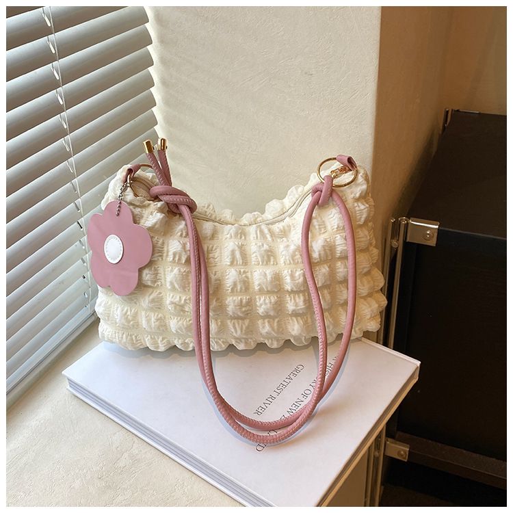 WHITE WITH PINK