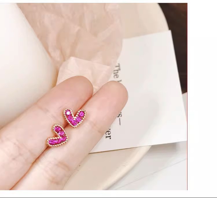 PURPLE STONE HEART